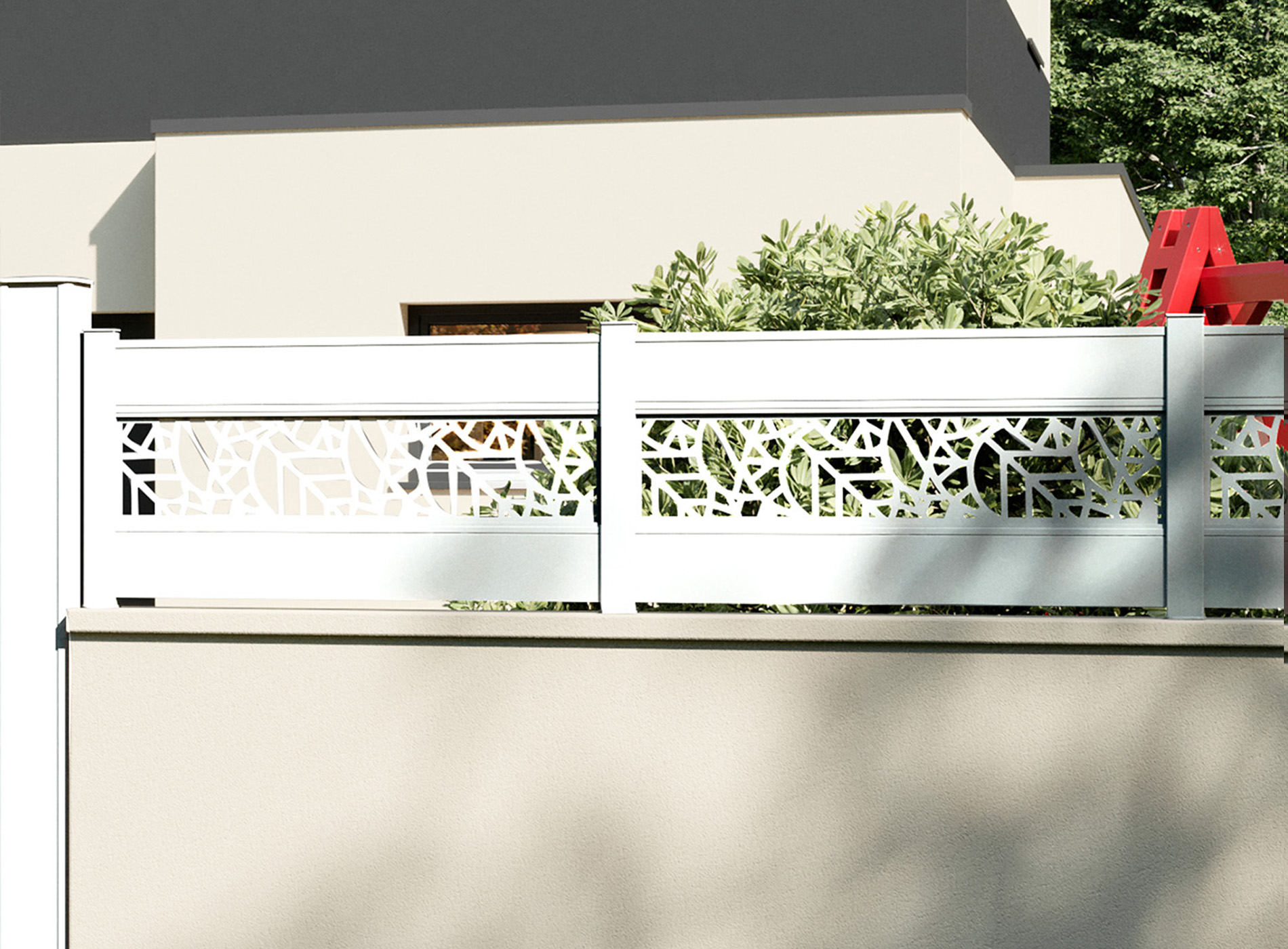 Klos Up Kit Décor aluminium position intermédiaire TEK - Blanc - 9016