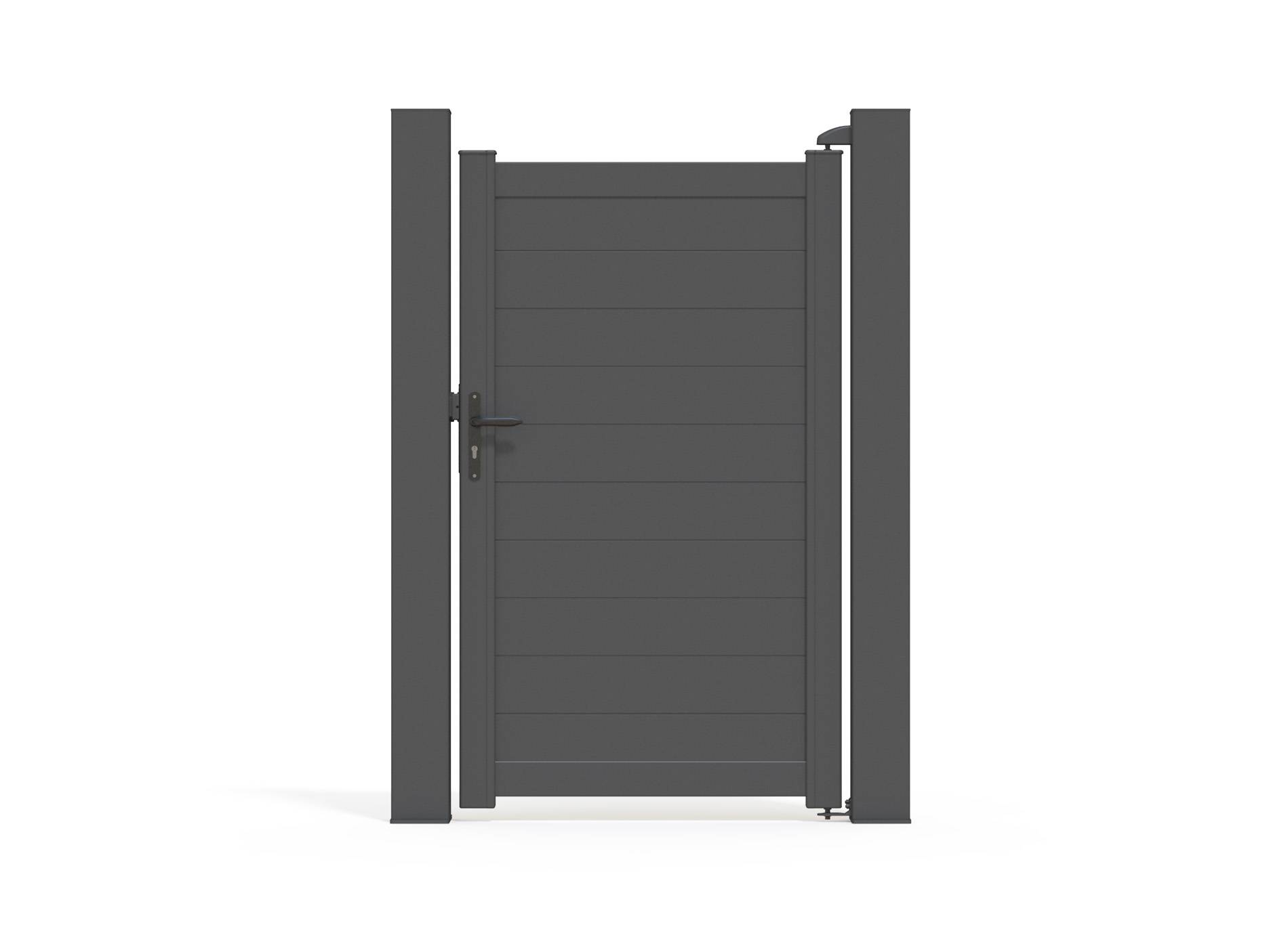Klos Up Portillon aluminium LAO 1040 x 1710 mm - Noir Sablé 2100