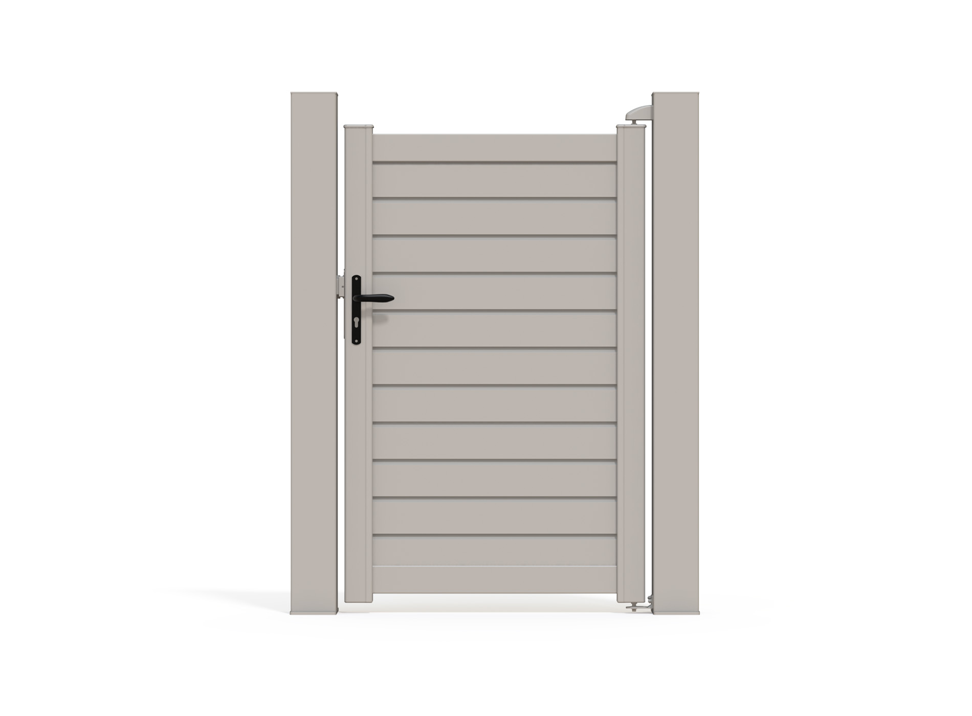 Klos Up Portillon aluminium ZEF 1040 x 1570 mm - Gris Quartz 7039