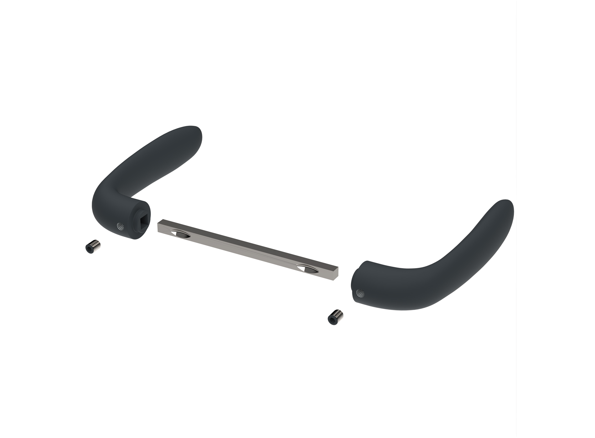 kit bequille laquée Gris zinc 7016